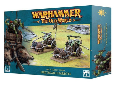 Games Workshop 09 - 07 Orc & Goblin Tribes: Orc Boar Chariots - Hobbytech Toys