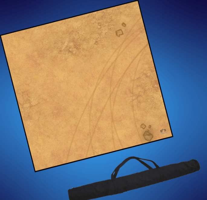 Gaming Mats - Desert Landscape 36x36" - Hobbytech Toys
