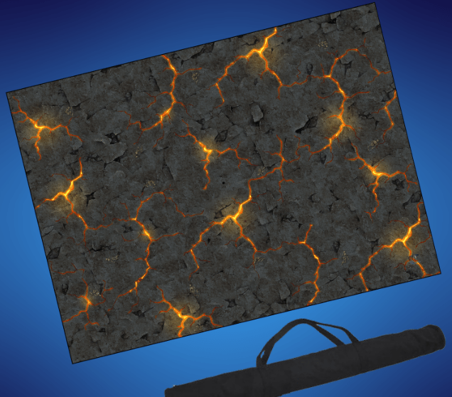 Gaming Mats - Lava Field 60x44" - Hobbytech Toys