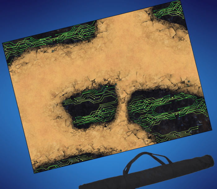 Gaming Mats - Robot Crypt 60x44" - Hobbytech Toys