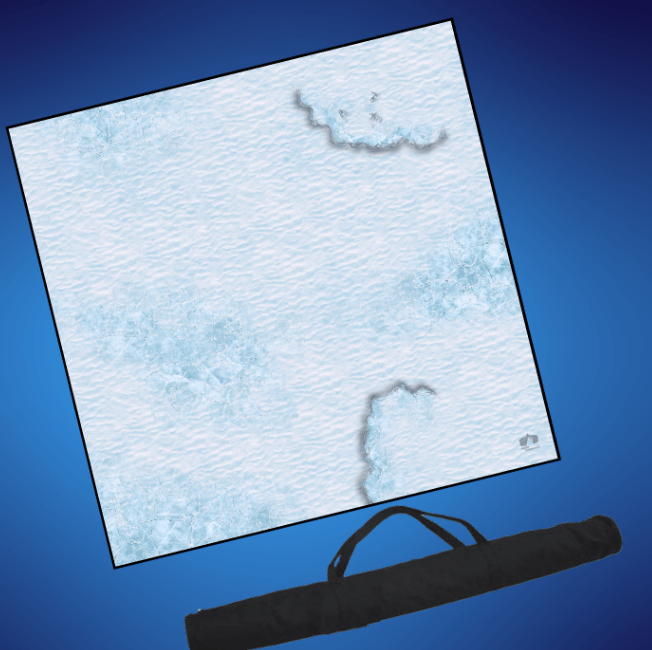Gaming Mats - Snow Landscape 36x36" - Hobbytech Toys