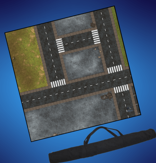 Gaming Mats - Urban City 36x36" - Hobbytech Toys