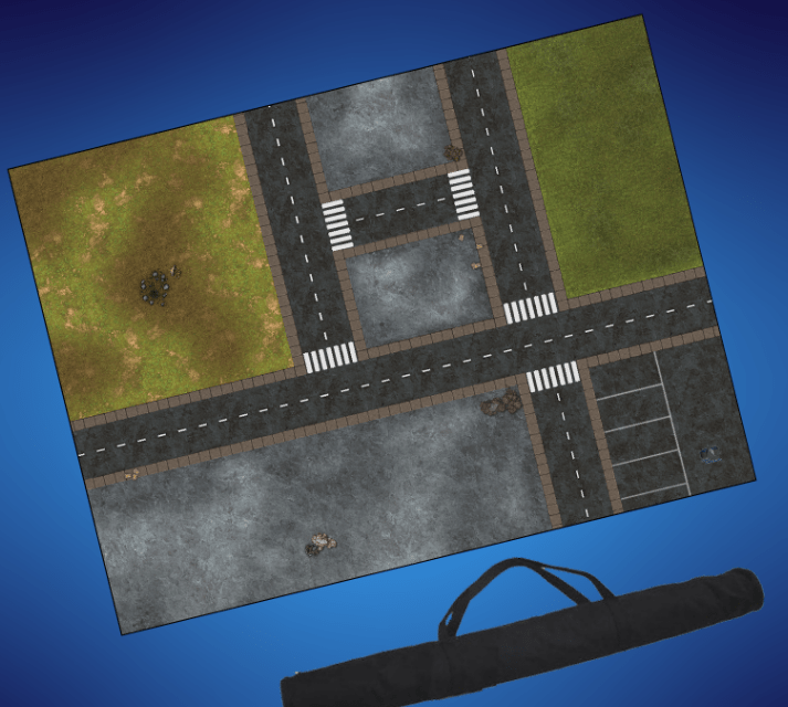 Gaming Mats - Urban City 60x44" - Hobbytech Toys