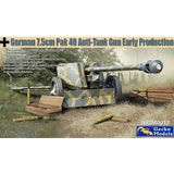 Gecko 1/16 German 7.5cm Pak 40 Anti-tank Gun (Early Production) Plastic Model Kit