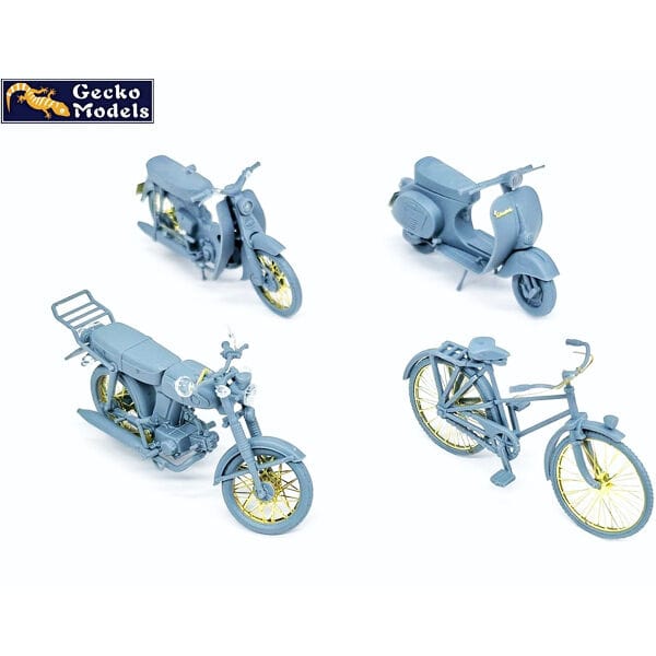 Gecko 1/35 1960-70s Southern Vietnamese Riding Vehicle Set Plastic Model Kit