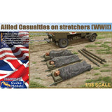 Gecko 1/35 Allied Casualties On Stretchers (WWII) Plastic Model Kit