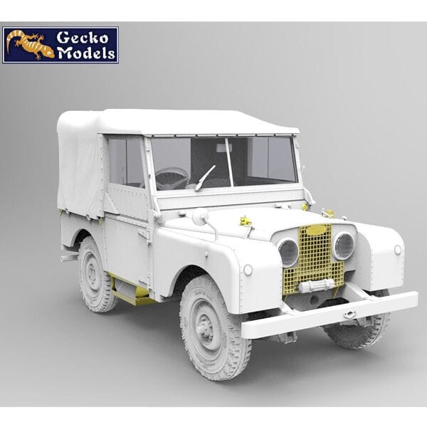 Gecko 1/35 British FV18001 Mk. 2 80in 4x4 Utility Vehicle w/Canvas Roof Top Plastic Model Kit