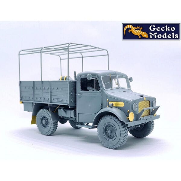 Gecko 1/35 British GS Truck 30cwt 4x2 Bedford OXD[Wooden Cargo Body] Plastic Model Kit