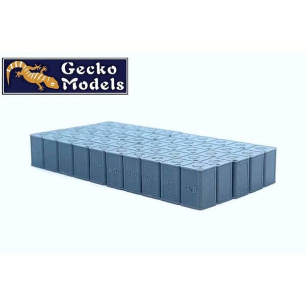 Gecko 1/35 Early Type British 4 Gallon Flimsies Petrol Tins Set Plastic Model Kit
