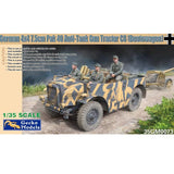 Gecko 1/35 German 4x4 7.5cm Pak 40 Anti-Tank Gun Tractor C8 (Beutewagen) Plastic Model Kit