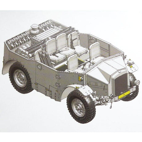 Gecko 1/35 German 4x4 7.5cm Pak 40 Anti-Tank Gun Tractor C8 (Beutewagen) Plastic Model Kit