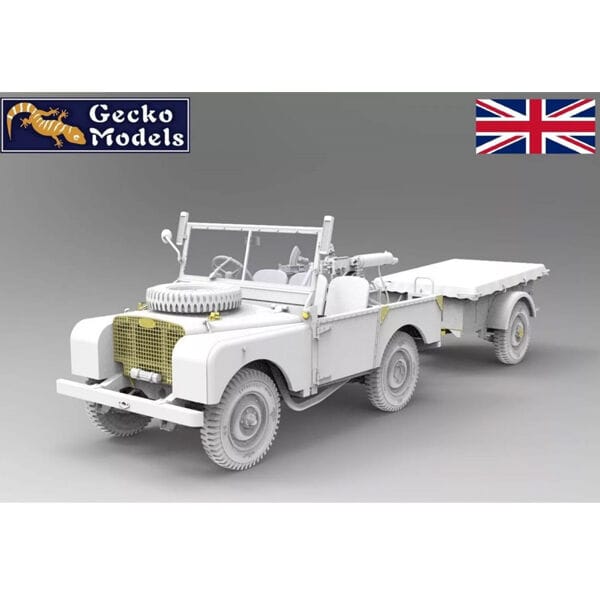 Gecko 1/35 Korean War British FV18001 Mk. 1 80in 4x4 Utility Vehicle Plastic Model Kit