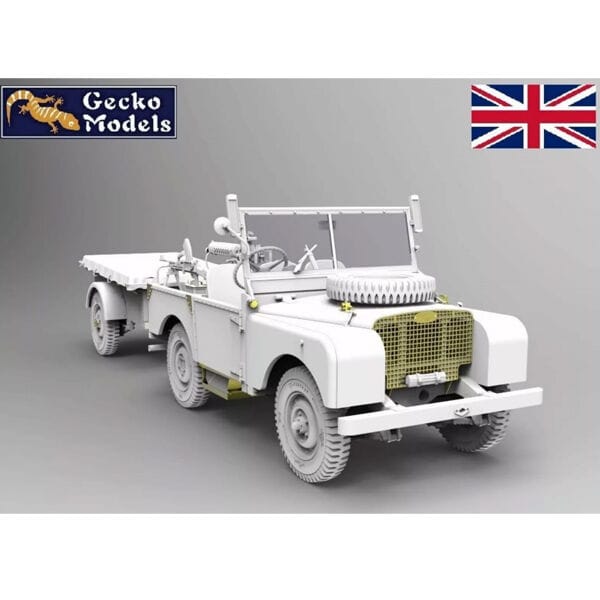 Gecko 1/35 Korean War British FV18001 Mk. 1 80in 4x4 Utility Vehicle Plastic Model Kit