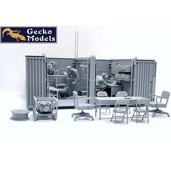 Gecko 1/35 US Military Base Temporary Command Station(Vietnam War Era) Plastic Model Kit
