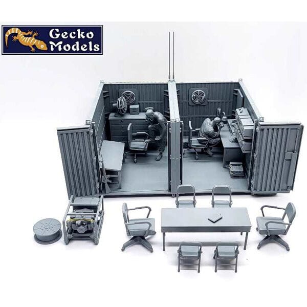 Gecko 1/35 US Military Base Temporary Command Station(Vietnam War Era) Plastic Model Kit