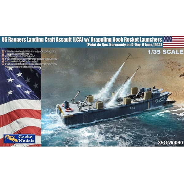 Gecko 1/35 US Rangers Landing Craft Assault (LCA) Plastic Model Kit