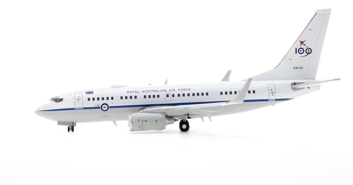 Gemini Jets 1/200 Royal Australian Air Force B737 - 700S A36 - 001 RAAF 100 Years [G2RAA1224] - Hobbytech Toys