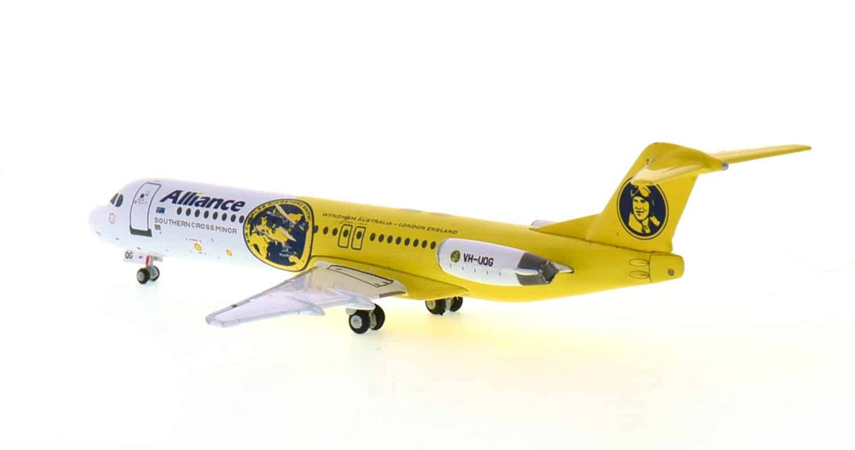Gemini Jets 1/400 Alliance Airlines Fokker 100 VH - UQG [GJUTY1996] - Hobbytech Toys