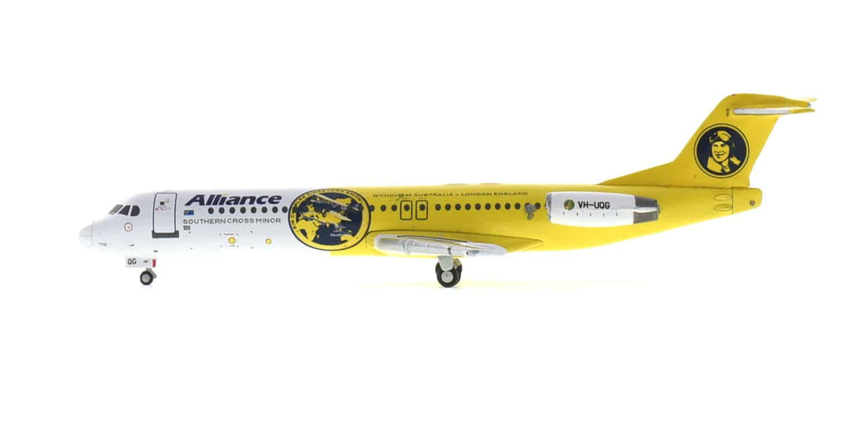 Gemini Jets 1/400 Alliance Airlines Fokker 100 VH - UQG [GJUTY1996] - Hobbytech Toys