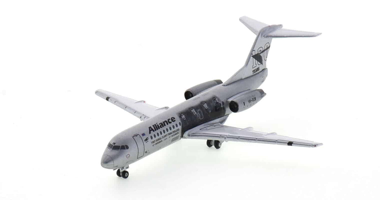 Gemini Jets 1/400 Alliance Airlines Fokker 70 VH - QQW Vickers Vimy/100 Years [GJUTY1997] - Hobbytech Toys