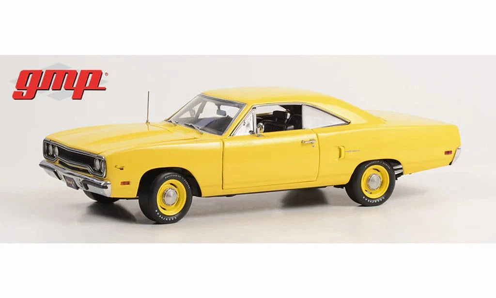GMP 1/18 1970 Plymouth Road Runner - Lemon Twist Diecast Model