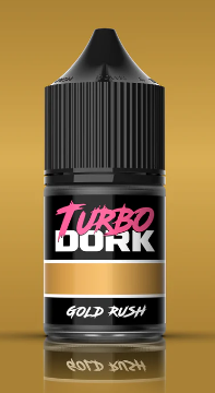 Turbo Dork Gold Rush Metallic Acrylic Paint 22ml Bottle - Hobbytech Toys