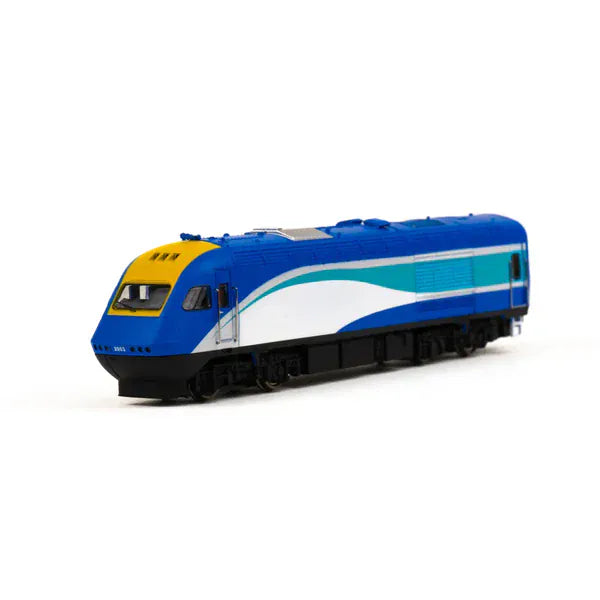 Gopher Models N Scale New South Wales XPT 3pc Set Trainlink (No Logo) Livery