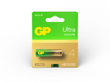 GP Ultra Alkaline AA Heavy Duty Battery (4pcs)