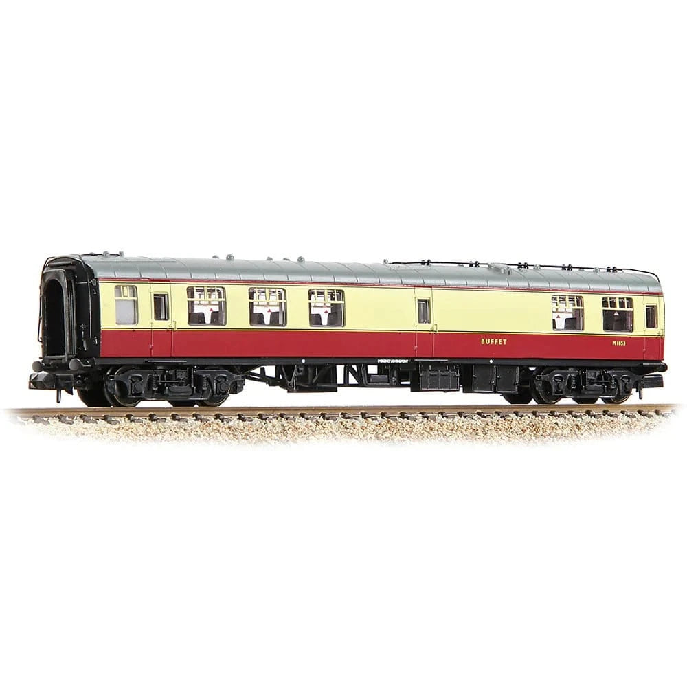 Graham Farish 374 - 113 N Scale BR Mk1 RMB Restaurant Miniature Buffet BR Crimson & Cream - Hobbytech Toys