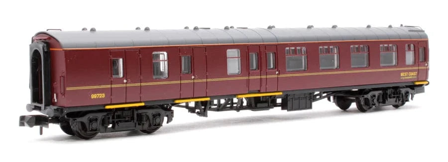Graham Farish 374-199 N Scale BR Mk1 BSK Brake Second Corridor WCRC Maroon - Hobbytech Toys