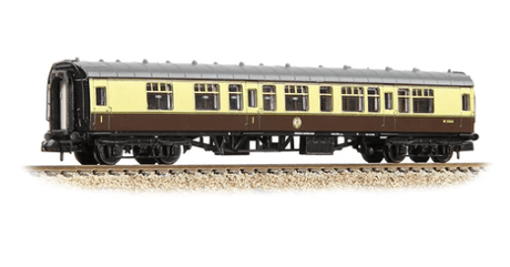 Graham Farish 374 - 256B N Scale BR Mk1 CK Composite Corridor BR (WR) Chocolate & Cream - Hobbytech Toys