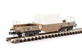 Graham Farish N Scale BR FNA Nuclear Flask Wagon with Flat Floor