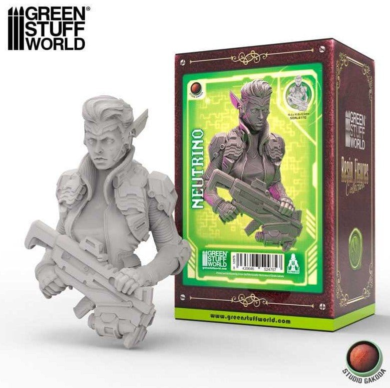 Green Stuff World 3D Printed - Bust - Studio Gakoda - Neutrino - Hobbytech Toys