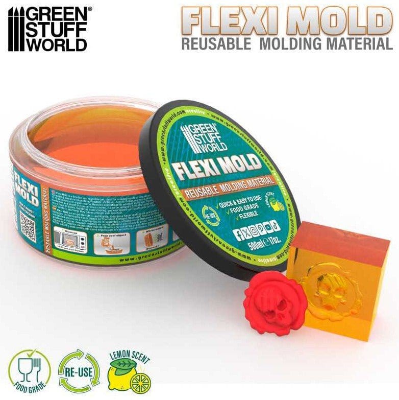 Green Stuff World 5434 Fleximold Soft - Reusable Molding Material 500ml - Hobbytech Toys
