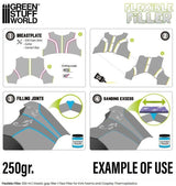 Green Stuff World 5493 Flexible Filler 250ml - Hobbytech Toys