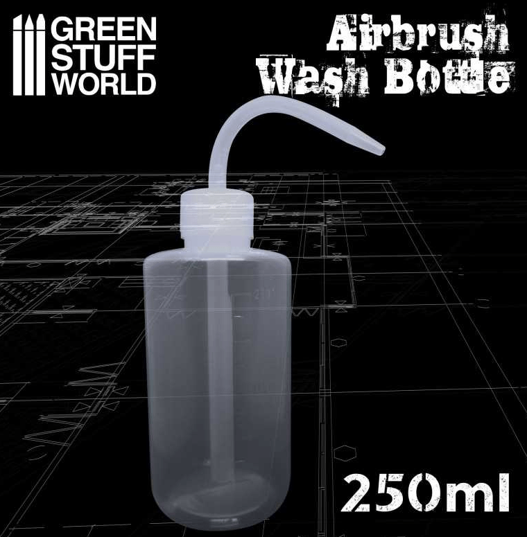 Green Stuff World Airbrush Wash Bottle 250ml - Hobbytech Toys
