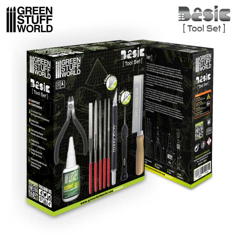Green Stuff World Basic Modelling Tool Set - Hobbytech Toys