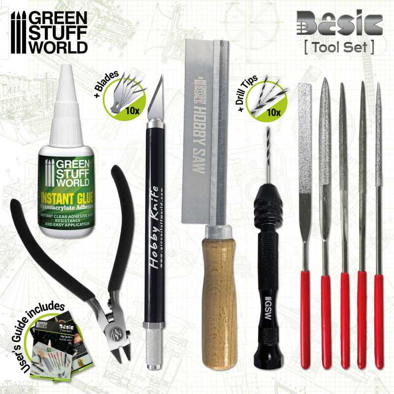 Green Stuff World Basic Modelling Tool Set - Hobbytech Toys