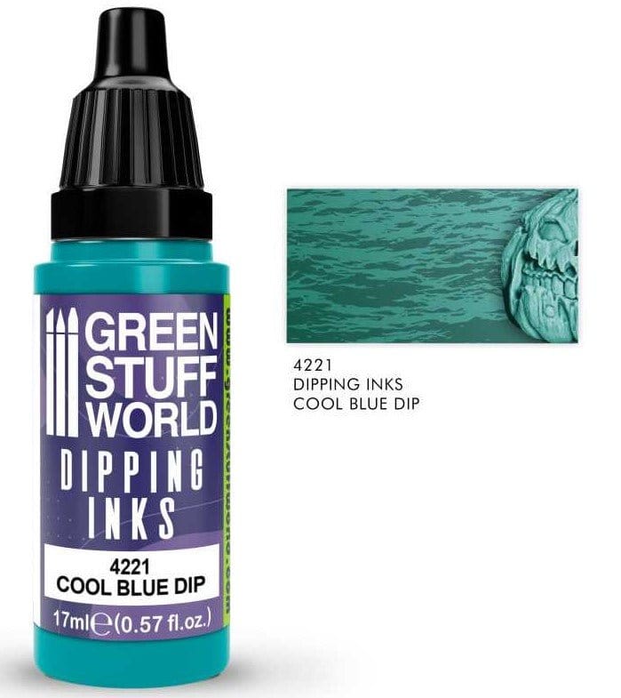 Green Stuff World Dipping ink 17 ml - COOL BLUE DIP - Hobbytech Toys