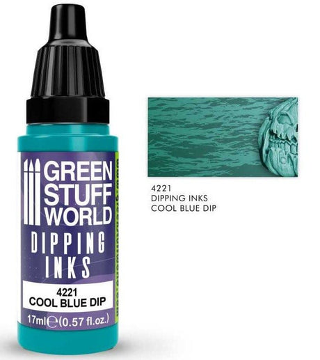 Green Stuff World Dipping ink 17 ml - COOL BLUE DIP - Hobbytech Toys
