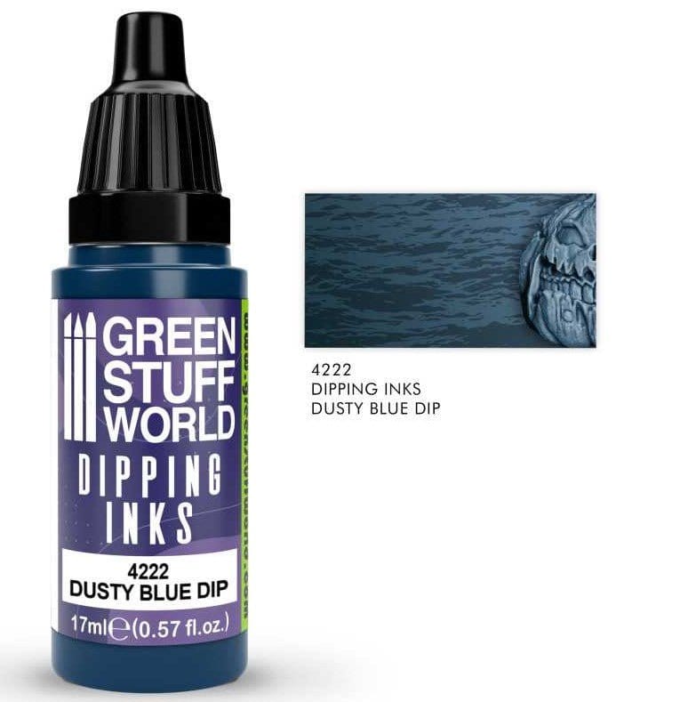 Green Stuff World Dipping ink 17 ml - DUSTY BLUE DIP - Hobbytech Toys