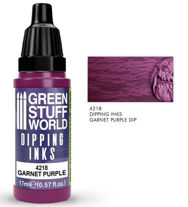 Green Stuff World Dipping ink 17 ml - GARNET PURPLE DIP - Hobbytech Toys