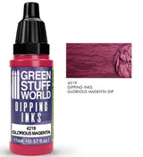 Green Stuff World Dipping ink 17 ml - GLORIOUS MAGENTA DIP - Hobbytech Toys