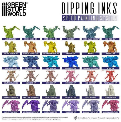 Green Stuff World Dipping ink 17 ml - DUSTY BLUE DIP - Hobbytech Toys