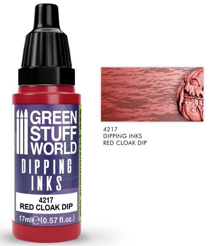 Green Stuff World Dipping ink 17 ml - RED CLOAK DIP - Hobbytech Toys