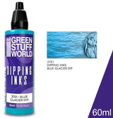 Green Stuff World Dipping ink 60 ml - BLUE GLACIER DIP - Hobbytech Toys