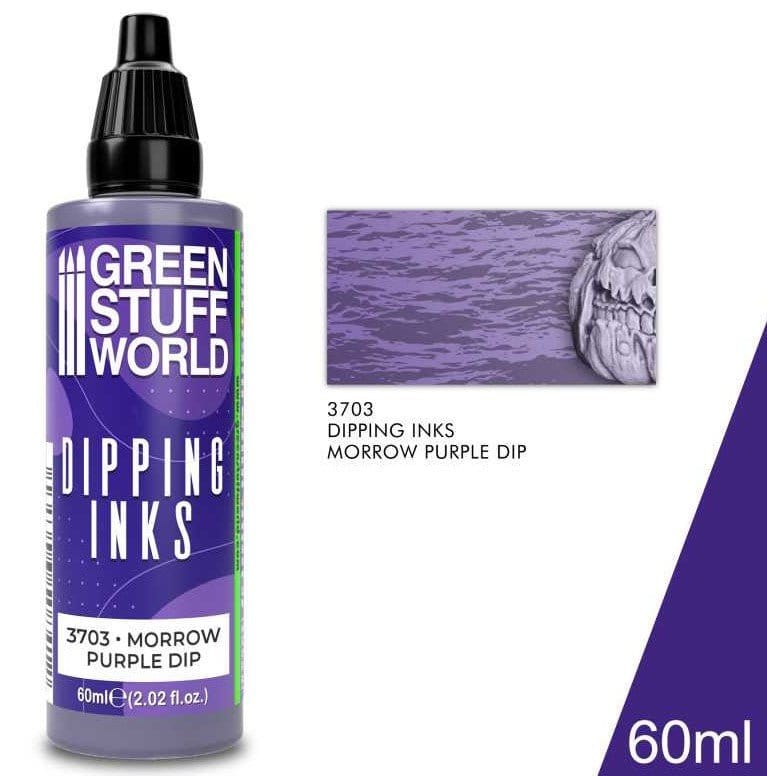 Green Stuff World Dipping ink 60 ml - MORROW PURPLE DIP - Hobbytech Toys