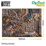 Green Stuff World Dry Brush Palette
