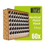 Green Stuff World Modular Paint Rack - Vertical (Holds 60x 17ml bottles) - Hobbytech Toys