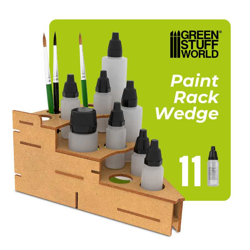 Green Stuff World Modular Paint Rack - WEDGE - Hobbytech Toys
